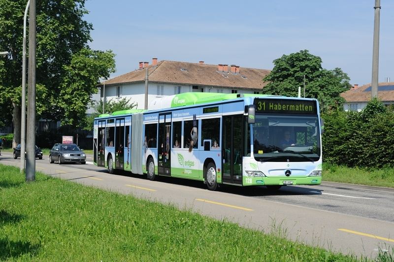 MB O 530 G CNG Citaro FL Nr. 728 «IWB erdgas»