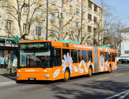 Ganzwerbewagen Bus BVB