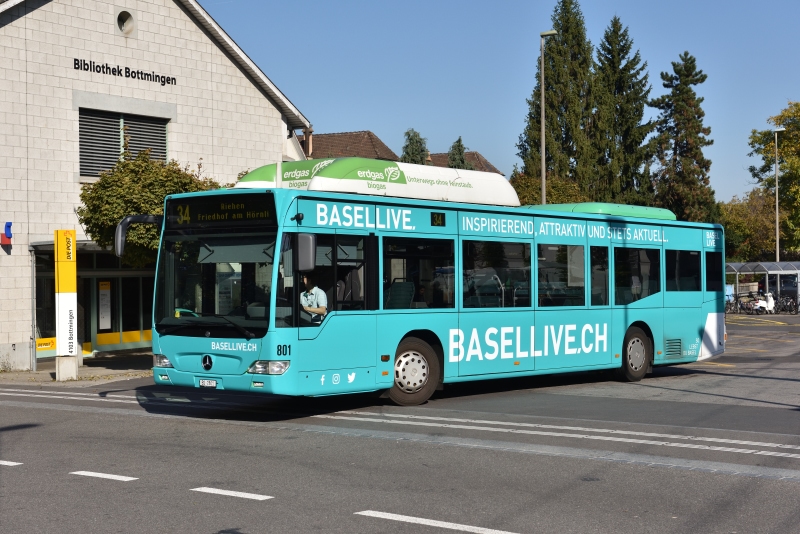 MB O 530 CNG Citaro FL Nr. 801 «BASELLIVE.CH»