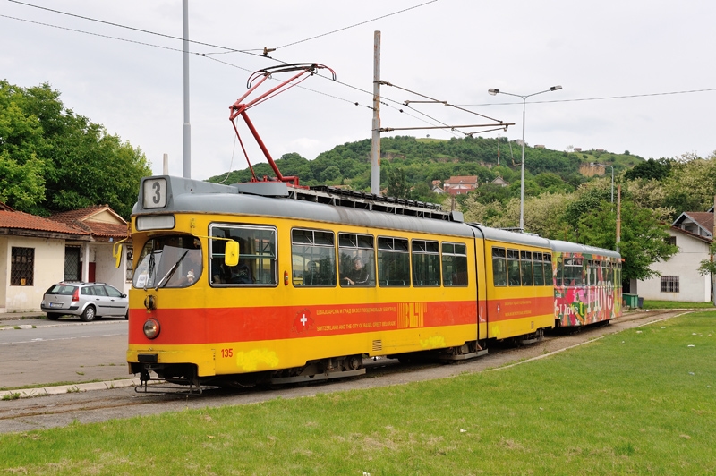 Tw 135 mit Aw 1446