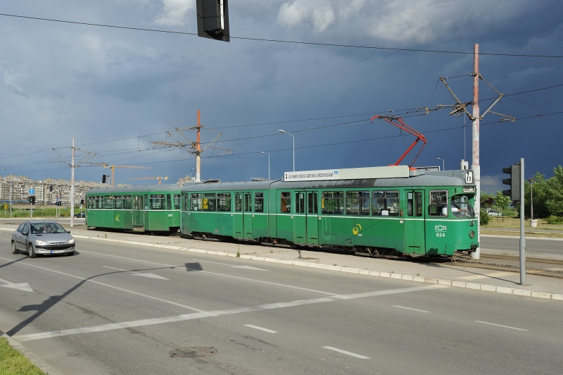 Tw 654 mit Aw 1438