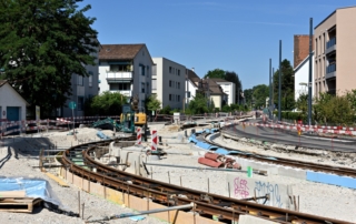 Gleisbaustelle Ziegelei