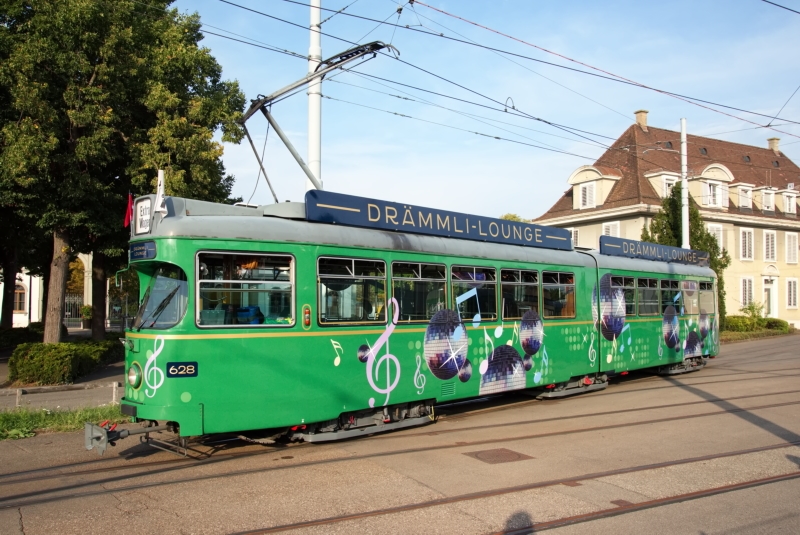 Be 4/6 628 «BVB Karaoke-Drämmli»