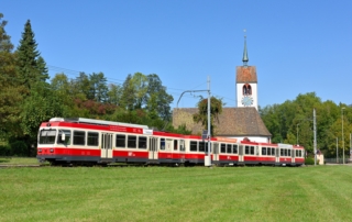 BDe 4/4 13 mit Bt 113 und Bt 120