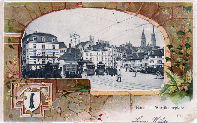 Barfüsserplatz um 1900