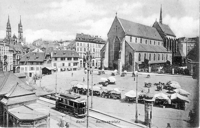 Barfüsserplatz um 1905