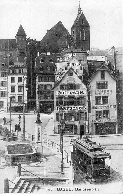 Barfüsserplatz um 1907