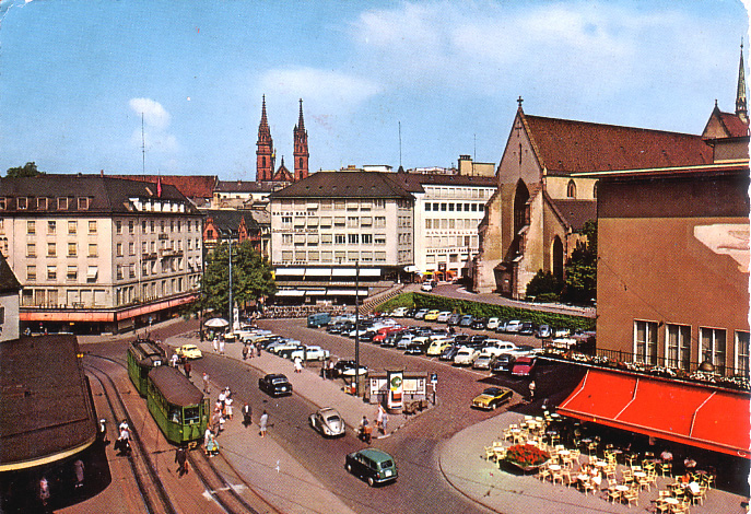 Barfüsserplatz um 1960