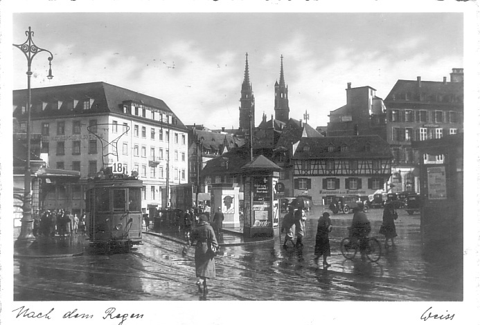 Barfüsserplatz um 1933