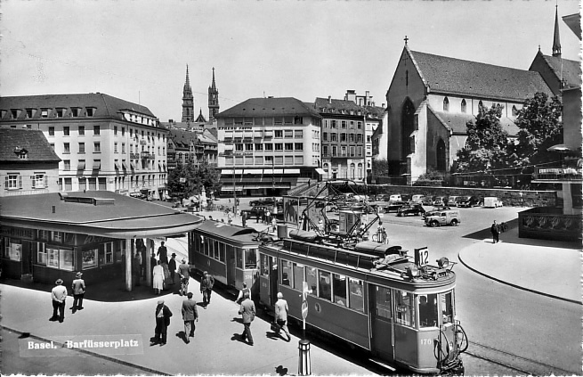 Barfüsserplatz um 1950