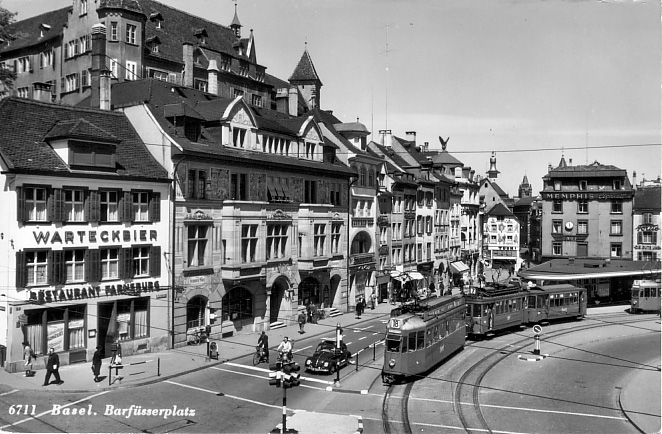 Barfüsserplatz um 1960