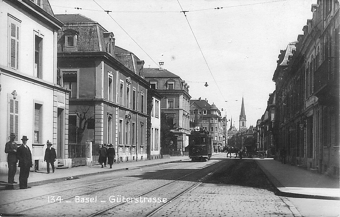 G&uuml;terstrasse um 1925