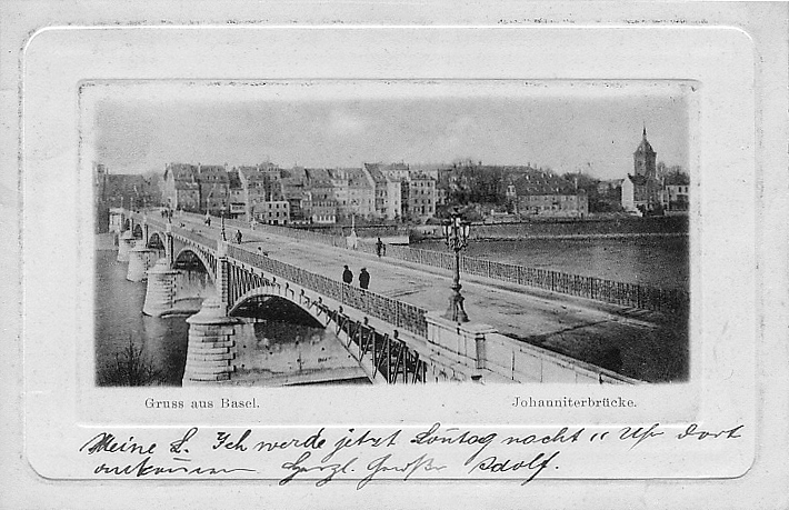 Johanniterbrücke um 1895