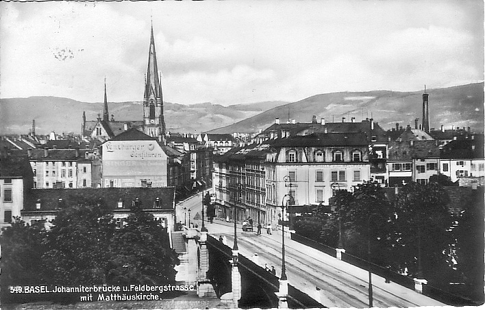 Johanniterbrücke um 1925