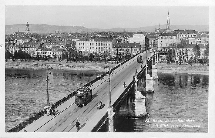Johanniterbrücke um 1930