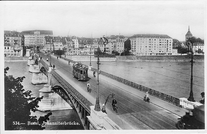 Johanniterbrücke um 1930