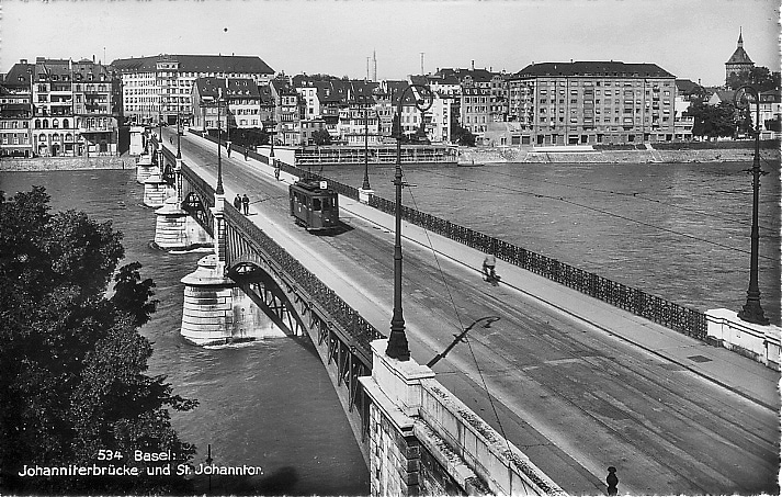 Johanniterbrücke um 1938