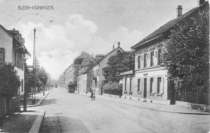 Kleinhüningerstrasse um 1910
