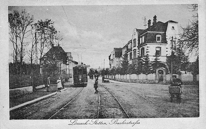 Basler Straße um 1922