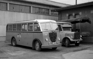 Alfa Romeo 430A Nr. 3 und Saurer 2 BP BOD-P Nr. 2